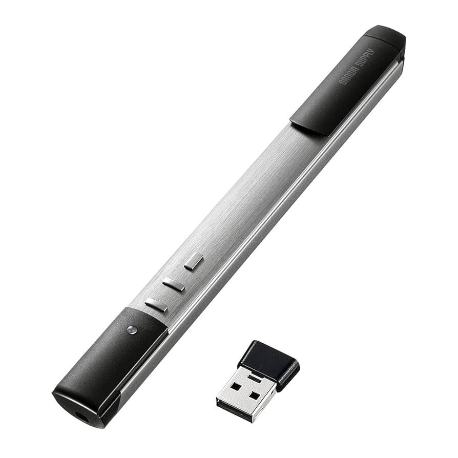 と*ろ様 【未使用品、箱無】サンワサプライ グリーンパワーポインター LP-RF Amazon.co.jp: サンワサプライ グリーンパワーポインター